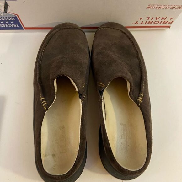 Ll bean mules brown suede size 8.5 medium M - Picture 4 of 4